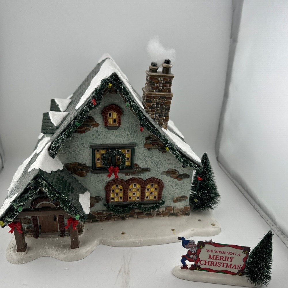 Dept 56 Original Snow Village The Elf House 805510 Lighted Retired